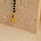 Long Black Agate Baroque Pearl Necklace - Gembea Jewelry