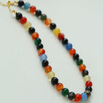 Spring Heartbeat Colored Stone Beaded Necklace - Gembea Jewelry