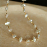 Starry Baroque Pearl Necklace - Gembea Jewelry