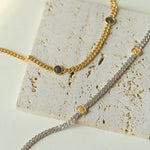 Athena Old Coin Chain Necklace - Gembea Jewelry