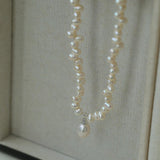 Classic Misplaced Pearl Necklace - Gembea Jewelry