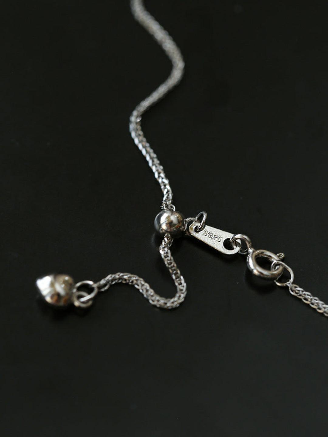 Hollow Seawater Mabe Pearl Pendant Necklace - Gembea Jewelry