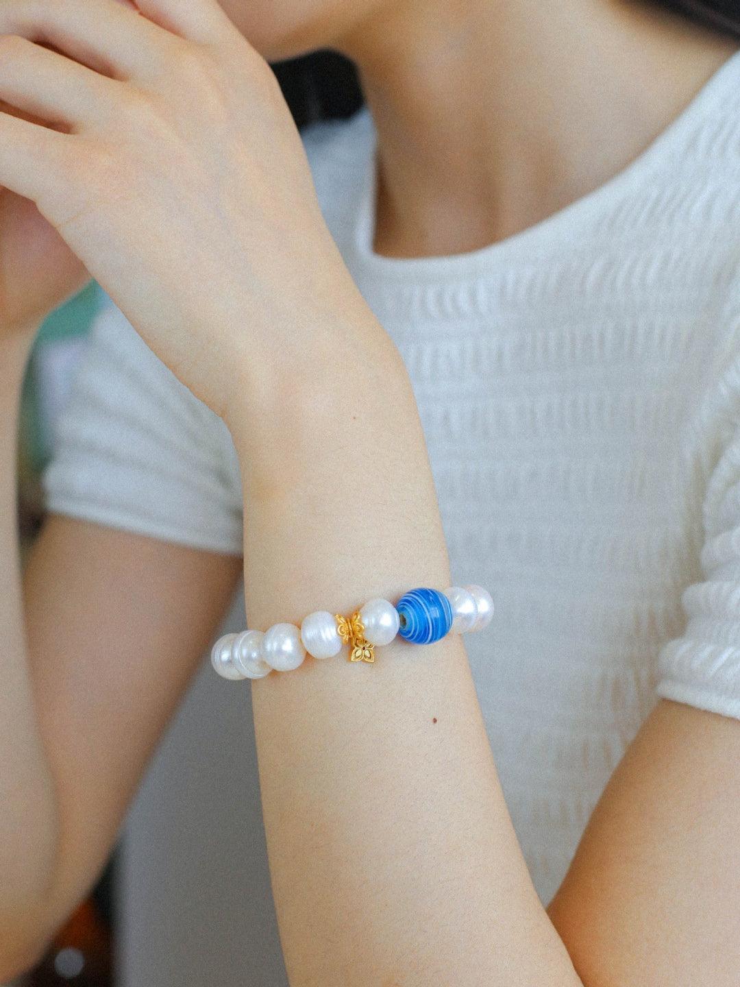 Sea's Embrace Series Old Pearl Bracelet - Gembea Jewelry