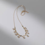 Love and the City B Model Chain Pearl Necklace - Gembea Jewelry