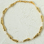 Geometric Irregular Metal Pearl Necklace - Gembea Jewelry