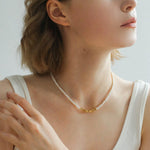 Simple Mini Pearl Beaded Necklace - Gembea Jewelry
