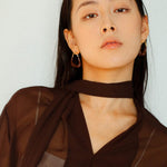 Geometric Enamel Glaze Earrings - Gembea Jewelry
