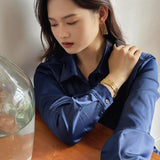 Long Tassel Watch Chain Earrings - Gembea Jewelry