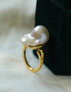 Baroque Pearl Ring - Gembea Jewelry