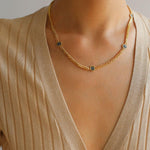 Athena Old Coin Chain Necklace - Gembea Jewelry
