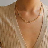 Athena Old Coin Chain Necklace - Gembea Jewelry