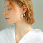 Enamel Glazed Hoop Earrings - Gembea Jewelry