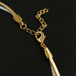 Spring Heartbeat Snake Bone Chain Necklace - Gembea Jewelry