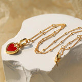 Love Lock Chain Necklace - Gembea Jewelry
