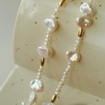 Simple Freshwater Rice Pearl Necklace - Gembea Jewelry