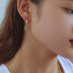Gembea Jewely Dongling Gemstone Drop Earrings