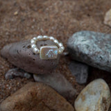 Gembea Jewelry Elastic Irregular Pearl Ring