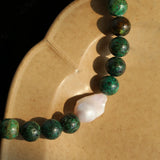 Baroque Pearl African Turquoise Beaded Necklace