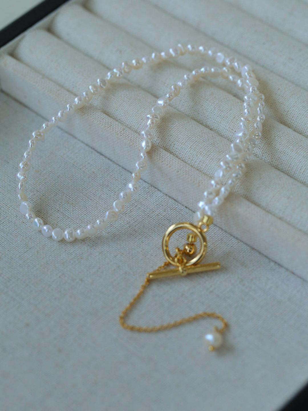 Shaped Freshwater Pearl Necklace - Gembea Jewelry