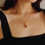 Love Lock Chain Necklace - Gembea Jewelry