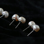 Baroque Pearl Stud Earrings - Gembea Jewelry