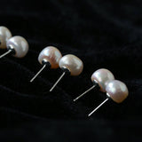 Baroque Pearl Stud Earrings - Gembea Jewelry