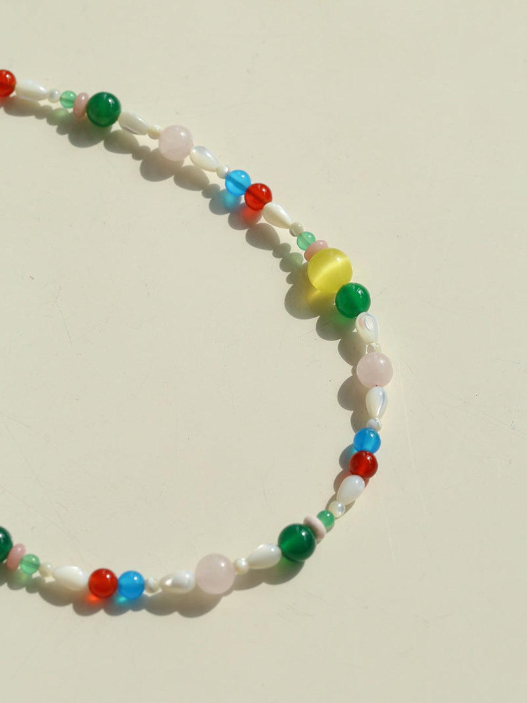Spring Heartbeat Colored Necklace - Gembea Jewelry