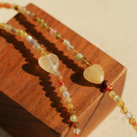 Spring Heartbeat Natural Stone Necklace - Gembea Jewelry