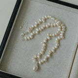 Classic Misplaced Pearl Necklace - Gembea Jewelry