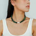Baroque Pearl African Turquoise Beaded Necklace