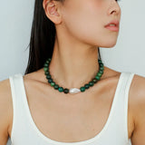 Baroque Pearl African Turquoise Beaded Necklace