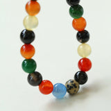 Spring Heartbeat Colored Stone Beaded Necklace - Gembea Jewelry