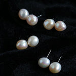 Baroque Pearl Stud Earrings - Gembea Jewelry