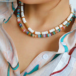 Sea's Embrace Series Stone Shell Necklace - Gembea Jewelry