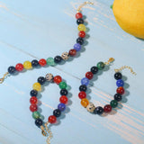 Spring Heartbeat Colored Stone Beaded Bracelet - Gembea Jewelry