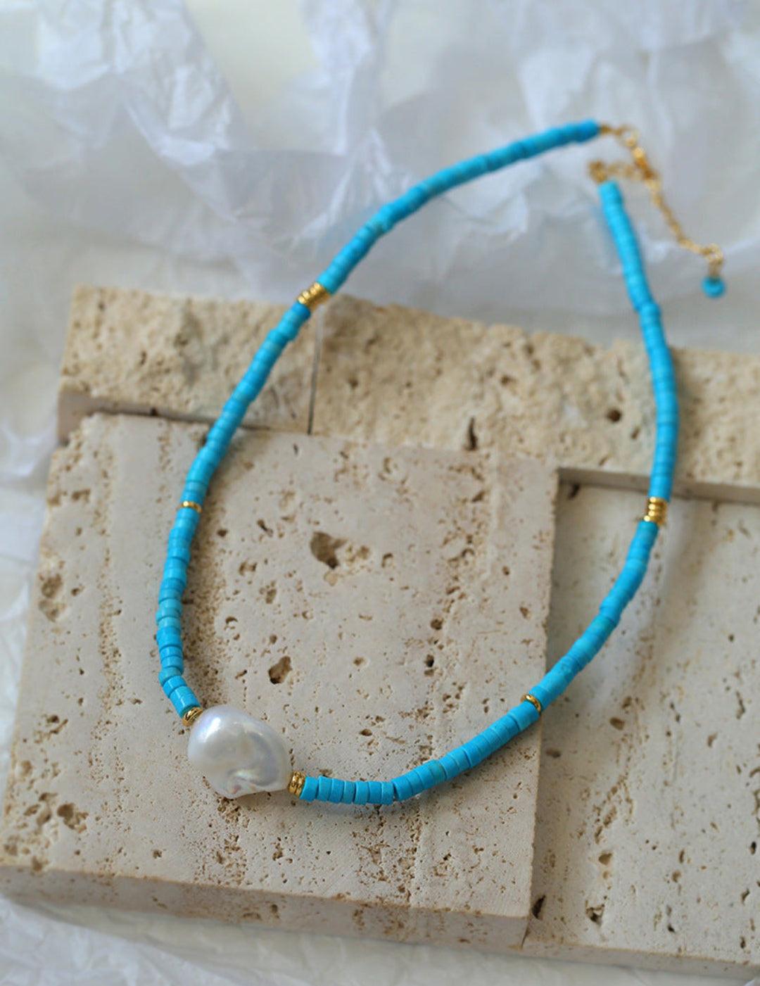 Sea's Embrace Series Baroque Pearl Necklace - Gembea Jewelry