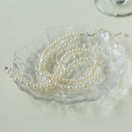 Pull Double Layers Beaded Pearl Necklace - Gembea Jewelry