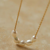 Love and the City Freshwater Pearl Necklace - Gembea Jewelry