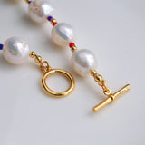 Gembea Jewelry Colorful Beaded Baroque Necklace