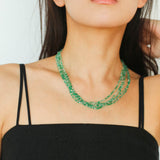 Gembea Jewelry Mini Green Agate Necklace