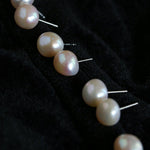 Baroque Pearl Stud Earrings - Gembea Jewelry