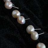 Baroque Pearl Stud Earrings - Gembea Jewelry
