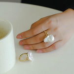 Baroque Pearl Ring - Gembea Jewelry