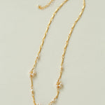 Overlay Natural Pearl Pendant Necklace - Gembea Jewelry