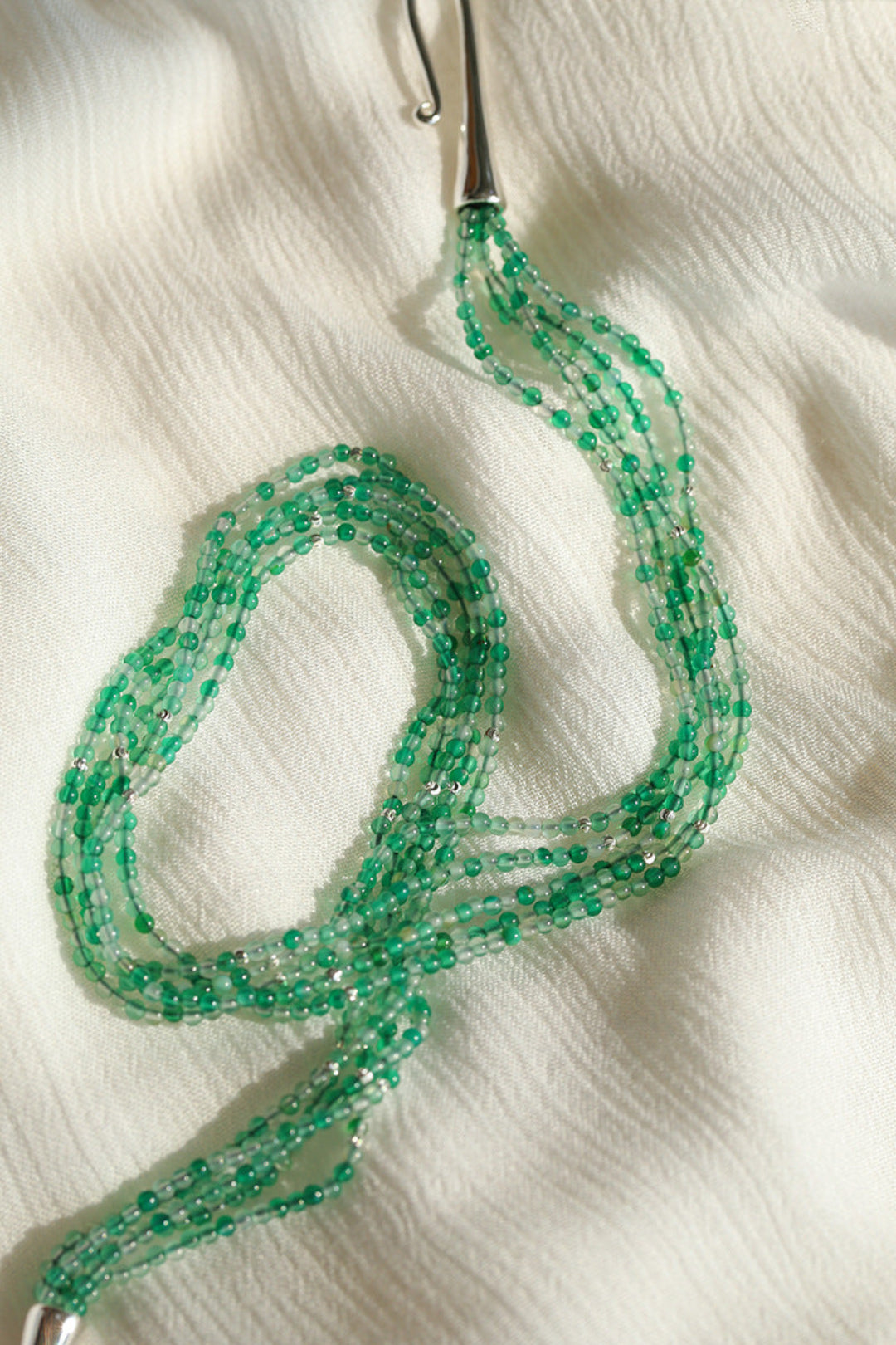Gembea Jewelry Mini Green Agate Necklace