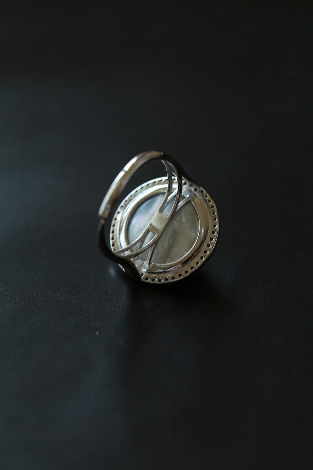 Seawater Mabe Pearl Ring - Gembea Jewelry