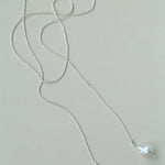 Twist Chain Baroque Pearl Necklace - Gembea Jewelry