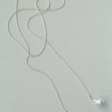 Twist Chain Baroque Pearl Necklace - Gembea Jewelry