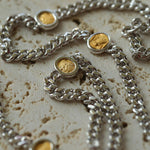 Athena Old Coin Chain Necklace - Gembea Jewelry
