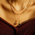 Love Lock Chain Necklace - Gembea Jewelry